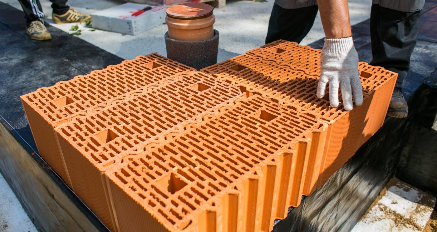 Installation supervision, Porotherm, Wall