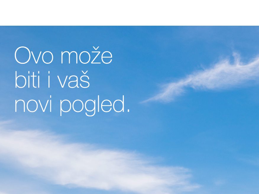 Baner Tondach krovni prozori s vedrim nebom i natpisom Dodir neba, logotip Wienerberger