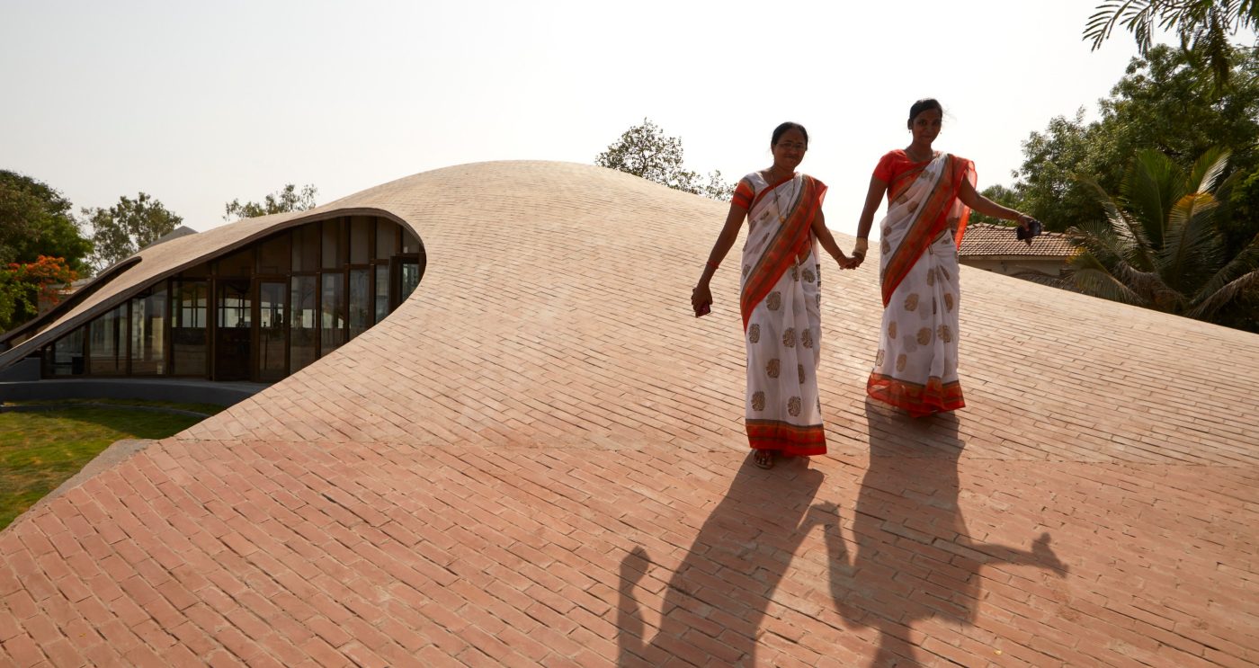 Maya Somaiya Library; Brick Award 2020 Category "Building Outside The Box"; Architects: Sameep Padora & Associates, Photo:  Edmund Sumner