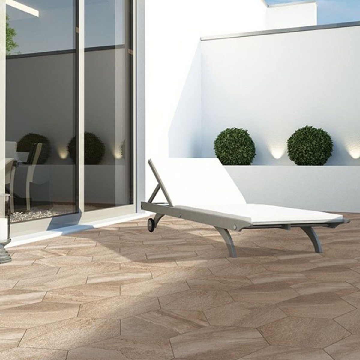 Porculan ploče Hexagon cappucinno 01